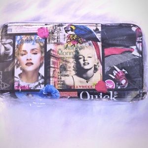 NEW Marilyn Monroe Magazine Print Wallet Wristlet
